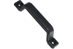 1 Metall Rangiergriff gummiert für Caravan Kastenanhänger Verkaufswagen Handgriff Haltegriff Griff Neu Old-Harvest Schwarz