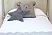 Cushion Star Dark Grey