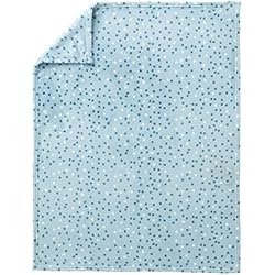 Vertbaudet Couverture en Microfibre imprimée étoiles Bleu 75X100