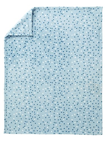 Vertbaudet Couverture en Microfibre imprimée étoiles Bleu 75X100