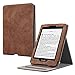 Produktbild Fintie Hülle für Kindle Paperwhite (10. Generation 2018 / alle Vorgängermodelle) - Multi-Winkel Betrachtung Schutzhülle mit Auto Sleep/Wake und Standfunktion, Rustikal braun
