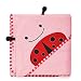 WANGSAURA Baby Hooded Bathrobes Towel With Animal Face Shower Gift Baby Towel (0-5years, pink beatles)