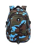 Rieovo Rucksack Campus Unisex - Schulrucksack Rucksack...