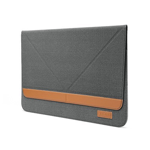 Plemo MacBook Air Hülle, Ultradünne Schutzhülle / Tragetasche / Sleeve für MacBook Air 13 Zoll Ultrabook, Grau