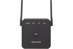KURUI WiFi Booster with Wider Coverage, WiFi Extender 300Mbps with 2 Antenna, Supports Repeater/AP/Router Modes, 2.4GHz WiFi Extender Booster, Easy Set Up, BE-UK03
