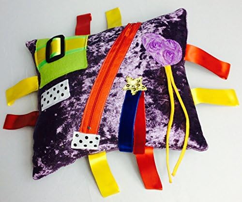 Purple Jazzy Beanbag Cushion - Sensory Tactile Dementia/Autism Spectrum/ADHD, Activity Product