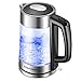 Produktbild Wasserkocher Glas mit LED Innenbeleuchtung, ENSPOWAY 1.7 L Wasserkocher 2200 W Cool-Touch-Griff Automatische Abschaltung Wasserkocher Trockenlauf- und Überhitzungsschutz Funktion