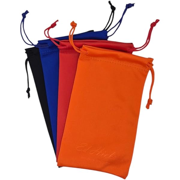 Ed Hicks 4 stks Premium Microvezel Bril Pouch Zonnebril Soft Case Doek Tas