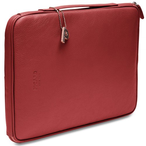 Picard 8113 Busy Schwarz - praktische Tasche f  r Laptop Notebook  13 Zoll   Rindsleder