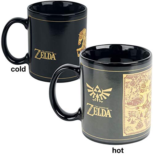 The Legend of Zelda SCMG24878 Mug Thermo-reactif 315ml / 11oz (Map)