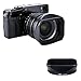 Produktbild PROfoto.Trend/JJC LH-JXF16 Black Lens Hood & Hood Cap Kit für Fujifilm Fujinon XF 16mm F1.4 R WR Objektiv - ersetzt Fujifilm LH-XF16 Objektivdeckel