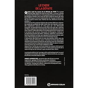 Le choix de la défaite: Les élites françaises dans les années 1930 Livre en Ligne Le choix de la défaite: Les élites françaises dans les années 1930 Livre en Ligne - Telecharger Ebook