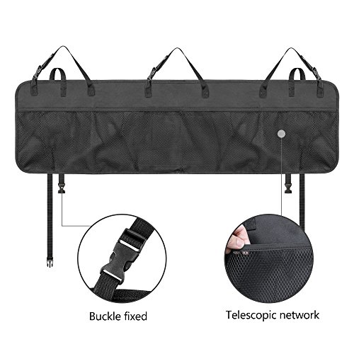 Organisateur de Coffre Voiture,Furado imperméable Oxford Organiseur de Coffre,Multipurpose Pliables Coffre de Voiture sac de Rangement Pour Voiture, SUV, Minivan, Camion (Noir)