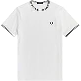 Fred Perry Men's Twin Tipped T-Shirt White