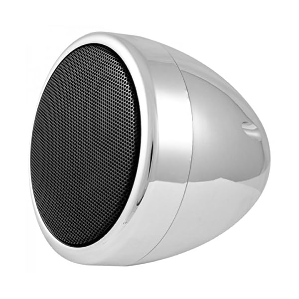 AMPIRE Aufbaulautsprecher QX75-CHR, 7cm, verchromt Paar – Bild 3