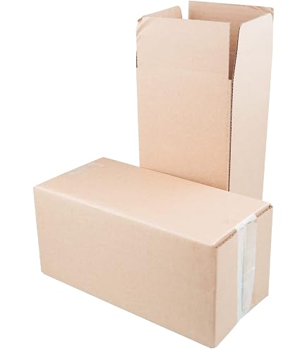 Scatole Telescopiche In Cartone Ondulato 30,8x30,8x120 Cm – Set Da 5, Leggere E Resistenti, Per Trasloco E Spedizioni, Made In Italy