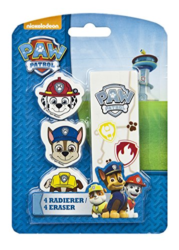 Preisvergleich Produktbild UNDERCOVER Radierer Paw Patrol 4 Stück 4043946273578