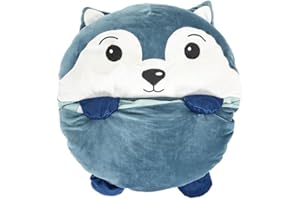 Paris Prix Sac de Couchage Convertible Loup 50x130cm Bleu