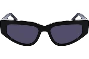 Calvin Klein Jeans CKJ23603S Sunglasses, 001 Black, Taglia Unica Donna