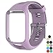 Produktbild SUNEVEN Soft Ersatz Strap Silikon Gel Armbanduhr Band Armband Sport Armband für Tomtom Runner 2/3/Spark 3/Adventurer/Golfer 2 Sport GPS Running Smartwatch Violett