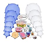 ❤【Durabilidad】Fabricadas con silicona premium de alta calidad, nuestras tapas elásticas están probadas para garantizar su durabilidad. Las tapas con guarniciones no se rasgarán, no se limpiarán en el lavaplatos, se colocarán en el congelador o en el microondas, serán las mismas que la primera vez que lo vio.