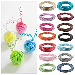 Basteldraht 2 mm – Länge 10 Meter, Papierraffia orange | Immobilien