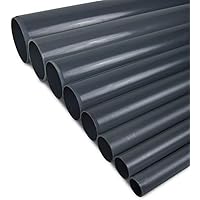 Schönheits Shop (3,48€/m) PVC Rohr - Druckrohr 2 Meter LANG Ø 50mm Koi Teich Pool