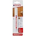 edding 8900 furniture marker - white - round nib 1.5-2 mm - for covering up scratches and damages on veneers, solid wood, wood, tables, desks