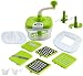 Vivir Advance All in One Food Processor, Vegetable Cutter, Juicer, Chipser, Dough Maker - 14 pieces ( Green ) RS.499.00