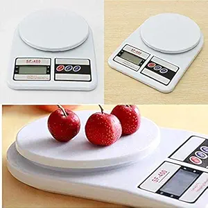 MG MART Digital Weighing Scale (10 Kg, White)