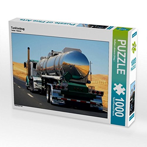 Preisvergleich Produktbild Tanklastzug 1000 Teile Puzzle quer (CALVENDO Mobilitaet)