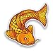 Produktbild 2 x Koi Karpfen Vinyl Aufkleber Fisch Japan # 7181 - 10cm/100mm Wide