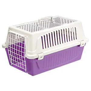 Ferplast Atlas 20 Top Opening Cat and Dog Carrier, Purple