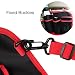 Aomaso Car Back Seat Organizer Cooler Multi-Pocket Travel Storage Bag(Heat-Preservation) Storage Pockets and Mesh pockets Black and Rouge