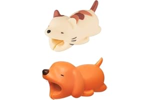 BSGP Lot de 2 chasse-câbles en forme d'animal mord de câble