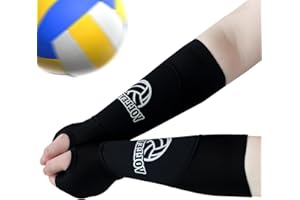 2XK-NOV 1 par mangas voleibol accesorios para deporte para brazo, manguitos de antebrazo mujeres y hombres (Mide la circunferencia del antebrazo antes de realizar el pedido)