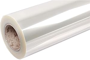 HOHOFILM 50cmx300cm Clear Window Film Safety and Security Anti Shatter UV Protection Glass Film Self-Adhesive