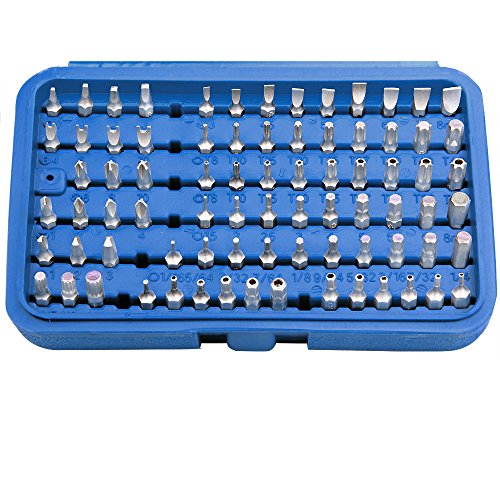 Deuba® Bitsatz Bitset Spezialbits Bitbox Sortiment 100tlg inkl. Koffer CV-Stahl 1/4″ Antrieb - 4
