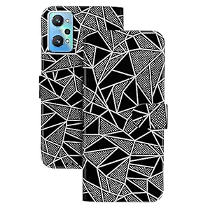 Knotyy Faux Leather Flip Case Back Cover for Realme GT Neo 2 Foldable Stand and Inside Cards Pocket | Shockproof 360 Degree