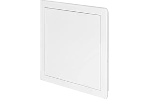 Awenta 10 x 10 Inch / 250 x 250 mm White Access Panel – Plastic Inspection Service Door Cover for Drywall, Ceiling & Wall, Plumbing, Electrical & HVAC Systems – Easy to Install Utility Access Hatch