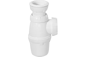 Wirquin, blanc 30724011 Siphon de lavabo réglable en hauteur Ø40