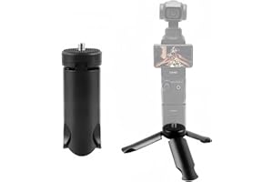 JYNVO Mini Treppiedi Vlog per DJI Pocket 3 OM Osmo Mobile 7P 6, per GoPro 13 Max Hero, per Insta360 X5 X3 X4, per DJI Action 5 Pro Smooth Hohem Feiyu DSLR Camera Desktop Tablet op Stand Grip