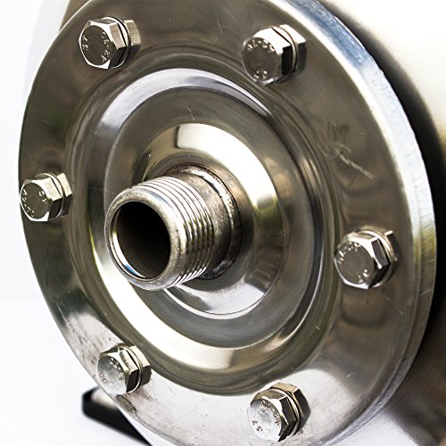 AWM Hauswasserwerk Druckkessel Membrankessel Edelstahl Ausdehnungsgefäß Druckbehälter, 24 L, AM-HWW-E24 - 3