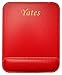 Produktbild Kundenspezifischer gravierter Mauspad aus Kunstleder mit Namen Yates (Vorname/Zuname/Spitzname)