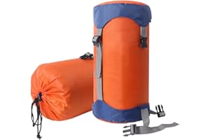CZAKOMIX Sac de Compression, Stuff Sack Storage Bag, Compression Stuff Sack for Sleeping Bag, pour la randonnée, Les Voyages, Plein air, Le Camping et Les Sports