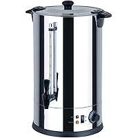 Generic CTRN08 Catering Urn, Hot Water Boiler & Dispenser, Ideal for Home Brewing, Commercial or Office Use, 8 Litre…