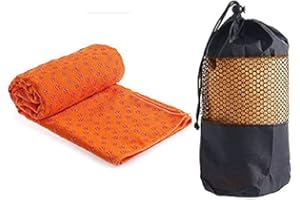 GIMIRO Serviette de yoga antidérapante et séchage rapide - Serviette de tapis de yoga antidérapante - Serviette en microfibre antidérapante idéale pour le yoga chaud, la gym, le pilate