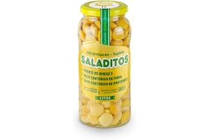 Saladitos Bote Cristal Altramuces (pack 6 Ud), Sal Marina, 3600 Gramo