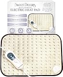 Sweet Dreams Electric Heat Pad - Therapeutic, Soothing Pain Relief Therapy for Arthritis, Tension, Stomach, Back, PMS and more (Heat Pad 30 x 40cm)
