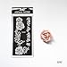 STENCILS TEMPLATES TATTOO Mehndi Stencill Henna Designs - single use S292 - suitable for Henna Tattoo Glitter Tattoo and Airbrush Tattoo